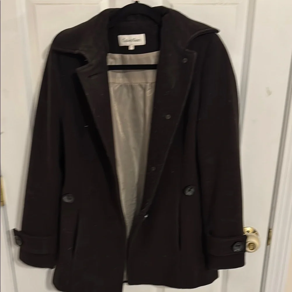 Calvin Klein Women's Black Peacoat - Picture 1 of 2